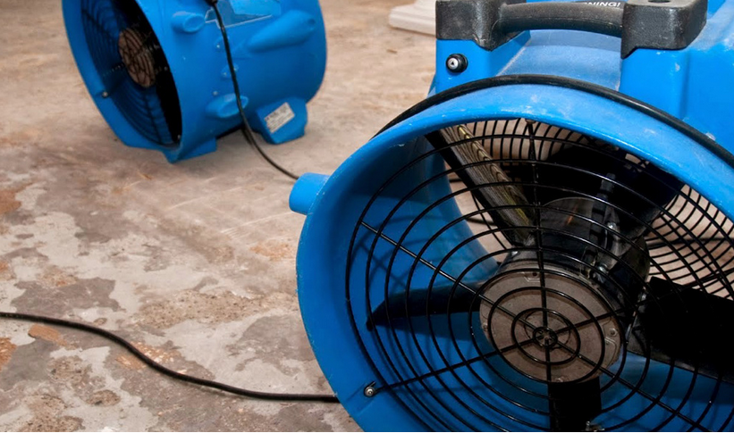 Water Damage Clean Up Fans